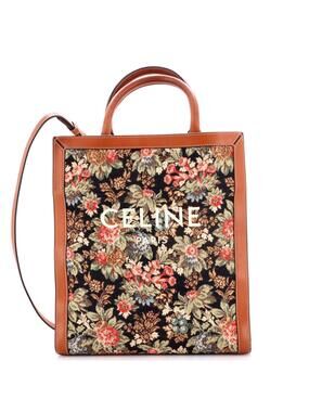 Celine Vertical Cabas Tote Floral #236256C14B
